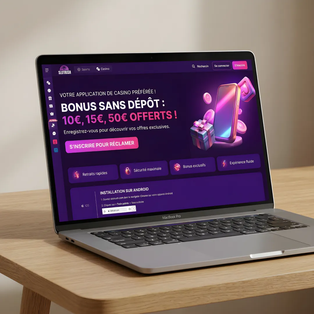 SlotRush Casino en Ligne Bonus Sans Dépôt