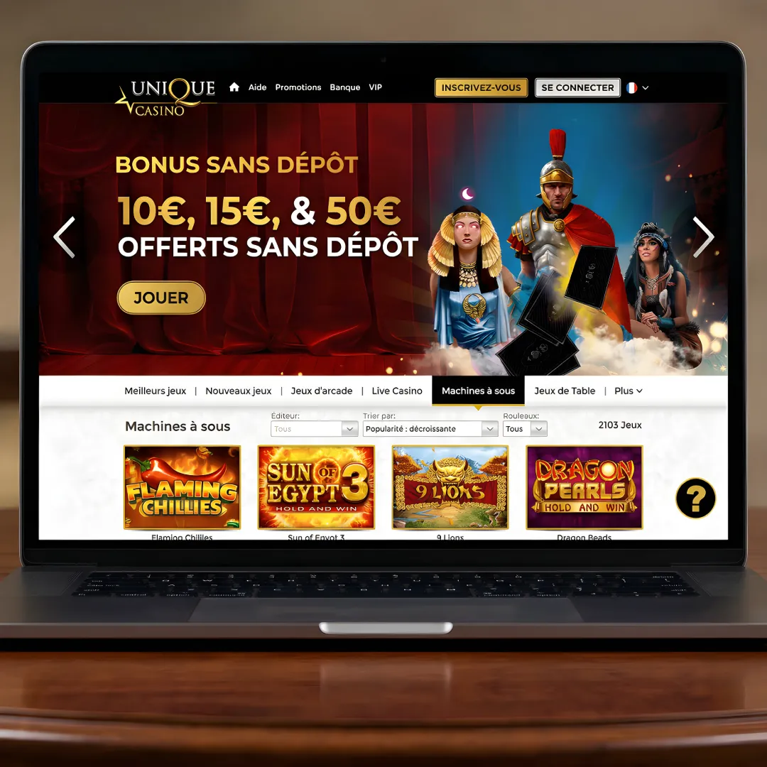 Unique Casino Bonus Sans Dépôt